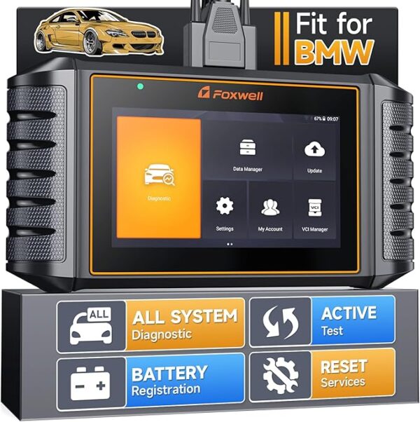 FOXWELL NT710  Full System Bidirectional Diagnostic with 20+Reset Services & All System-Maintenance Services, Battery Registration Tool