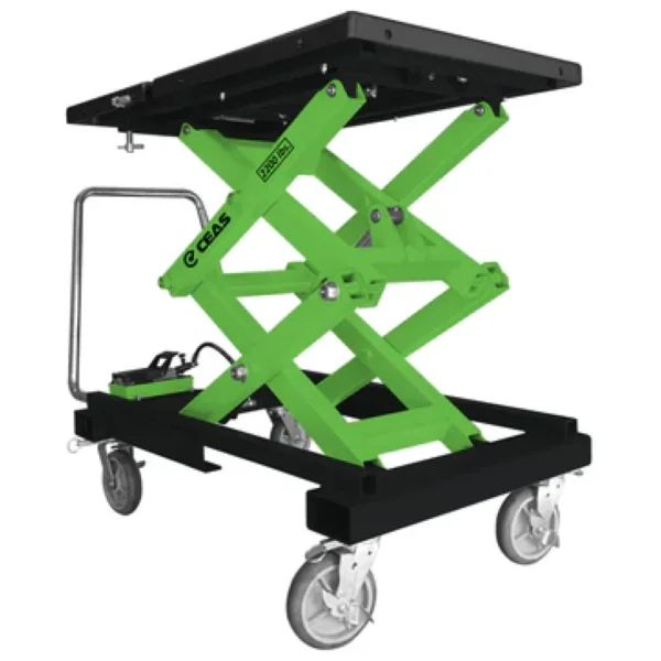 CEAS 2,200 LB Lifting Table-Air/Hydraulic W/Adapters